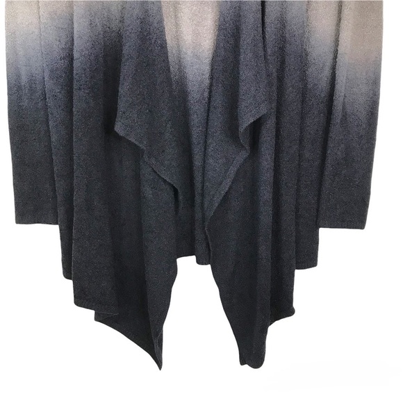 Barefoot Dreams Bamboo Chic Lite Cozy Ombré Long Drape Cardigan SMALL ME… - Picture 5 of 15